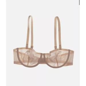 CUUP 36F The Balconette Blush Bra